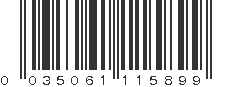 UPC 035061115899