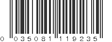 UPC 035081119235