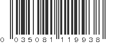 UPC 035081119938