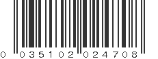 UPC 035102024708