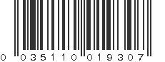 UPC 035110019307