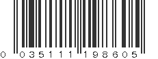 UPC 035111198605