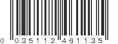 UPC 035112461135