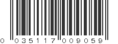 UPC 035117009059