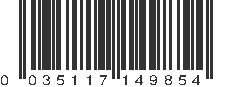 UPC 035117149854