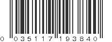 UPC 035117193840