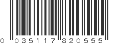 UPC 035117820555