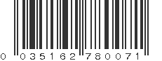 UPC 035162780071