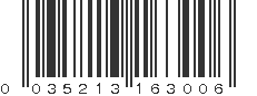 UPC 035213163006