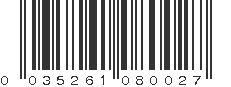 UPC 035261080027