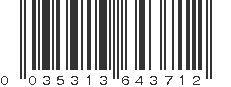 UPC 035313643712