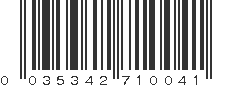 UPC 035342710041