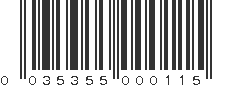 UPC 035355000115