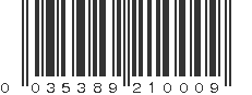 UPC 035389210009