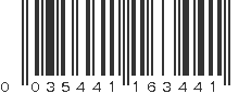 UPC 035441163441