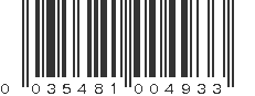 UPC 035481004933