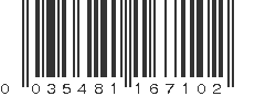 UPC 035481167102