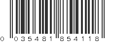 UPC 035481854118