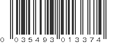 UPC 035493013374