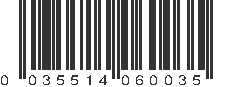 UPC 035514060035