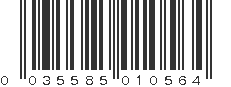 UPC 035585010564