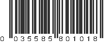 UPC 035585801018