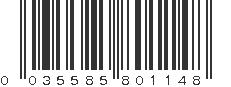 UPC 035585801148