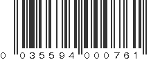 UPC 035594000761