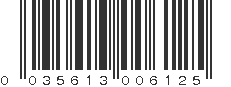 UPC 035613006125