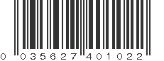 UPC 035627401022