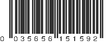 UPC 035656151592