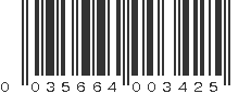 UPC 035664003425