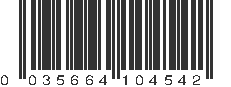 UPC 035664104542