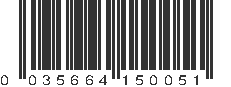 UPC 035664150051