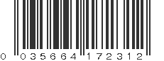 UPC 035664172312