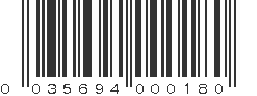 UPC 035694000180