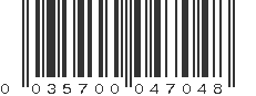 UPC 035700047048