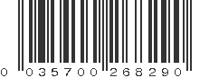 UPC 035700268290