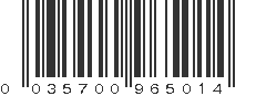 UPC 035700965014