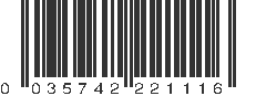 UPC 035742221116