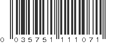 UPC 035751111071