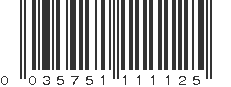 UPC 035751111125