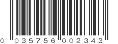 UPC 035756002343