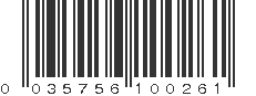 UPC 035756100261