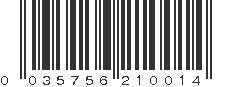 UPC 035756210014