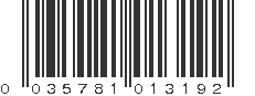 UPC 035781013192