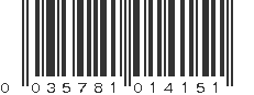 UPC 035781014151