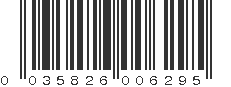 UPC 035826006295