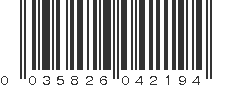 UPC 035826042194