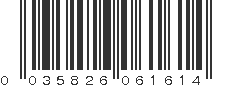 UPC 035826061614